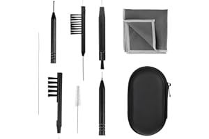 HAIFAFAFAING 9pcs Hearing Aid Cleaning Kit Hearing Amplifier Brush Cleaning Tools Earbuds Headphones Cleaner Tools with Storage Case