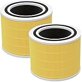 Core 200S-P Replacement Filter Compatible with LEVOIT Core 200S Smart WiFi Air PuriFier, Core 200S-RF Air Filter, Yellow, 2 Pack