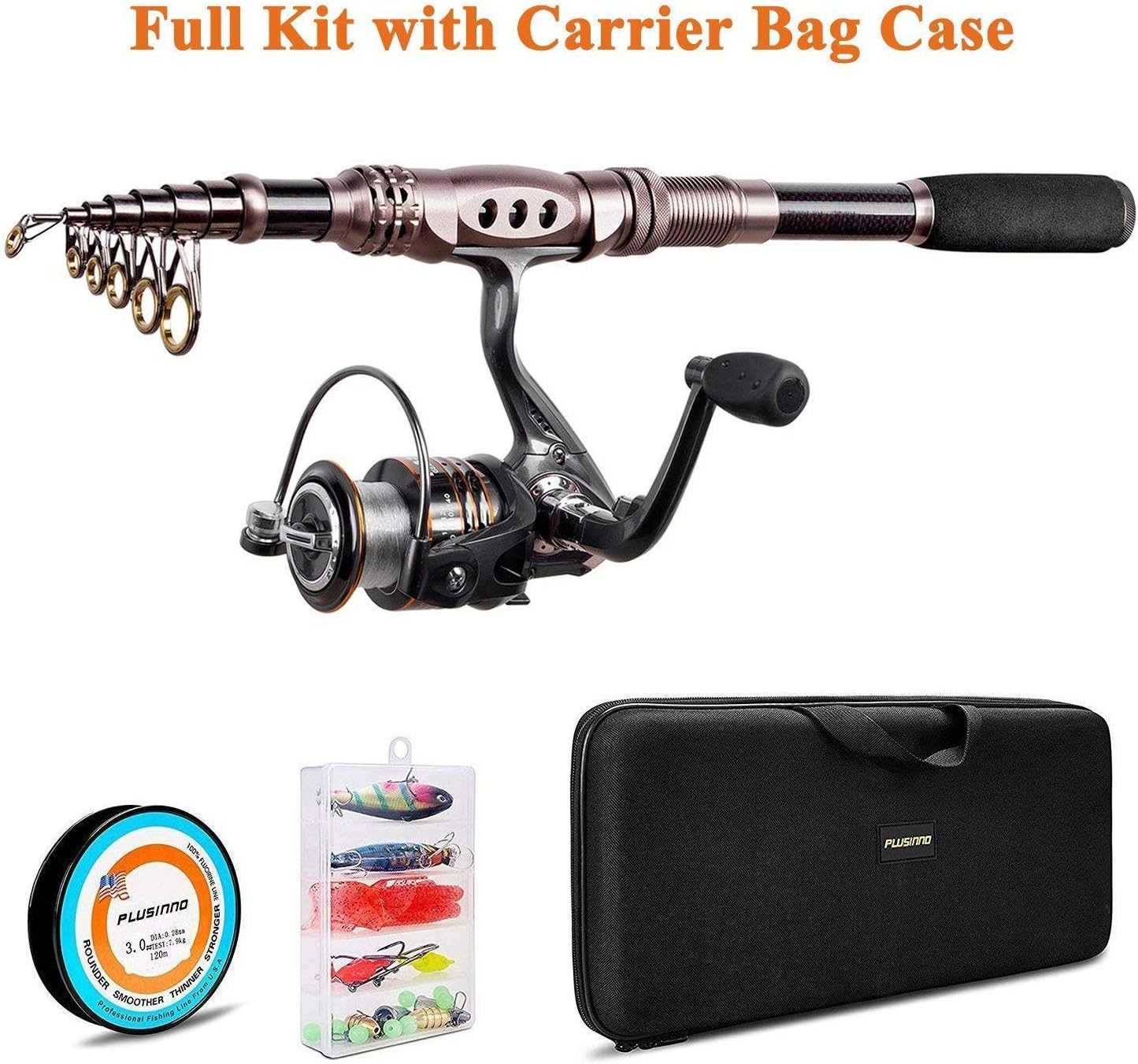 saltwater telescopic fishing rod