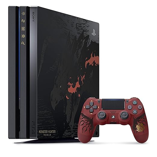Playstation 4 Pro Monster Hunter World Liolaeus Edition Video Games Amazon Com