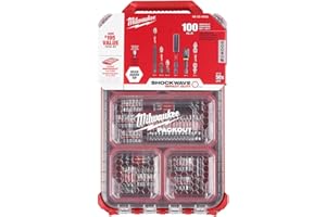 Milwaukee Shockwave 100pcs Impact Driver Bit Set Packout