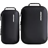 Aerotrunk Ultralight Compression Packing Cubes for Travel, 3-Pack, Black | Pack 2x More Clothes, Maximize Luggage Space, Stay Organized, YKK Compression Zippers, Ultralight Travel Organizer Bags