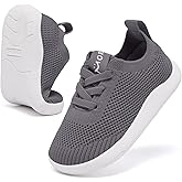 MORENDL Toddler Wide Toe Box Barefoot Shoes Baby First Walking Shoes Boys Girls Non-Slip Zero Drop Minimalist Sneakers