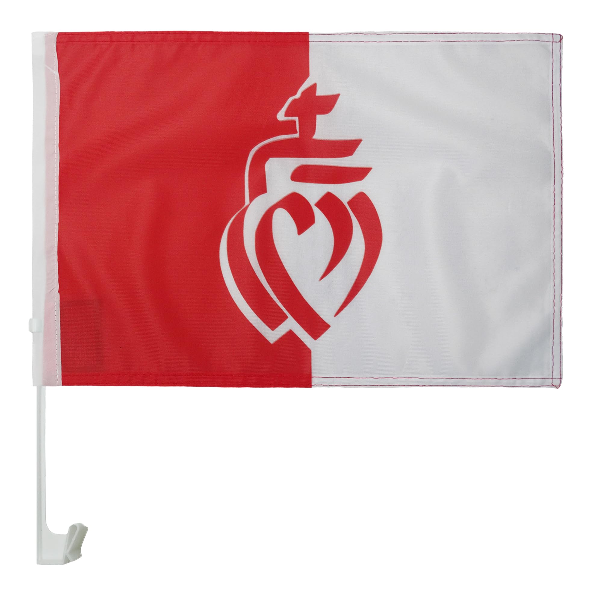 French Department of The Vendée Car Flag 18'' x 12'' - France - Vendée Car flags 30 x 45cm - Banner 18x12 INCHES PLASTIC STICK - AZ FLAG