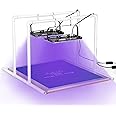 Caydo 2PCS 50W LED UV Screen Printing Light Exposure Unit with Light Stands, Cable Ties, Exposure Unit for Screen Printing and Cyanotypes