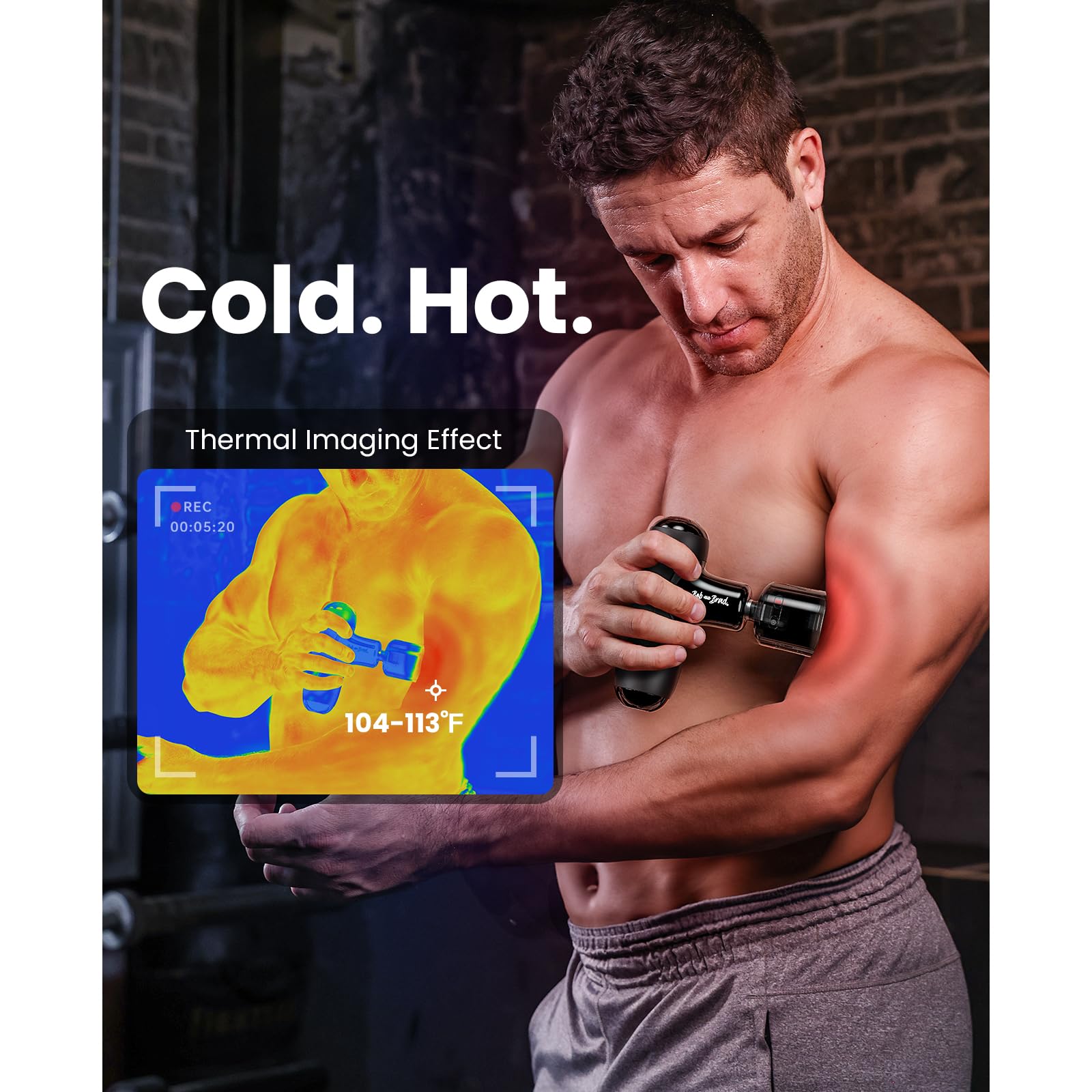 Mini Massage Gun with Heat and Cold