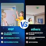 semai Flying Drone for Kids 360° Gesture UFO with LED Lights 6+ Gift view 4