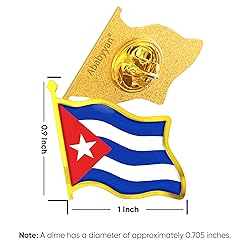 Cuba Flag Lapel Pin - Enamel Metal National Badge