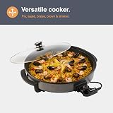 VonShef Large 6L Multi Cooker Electric Frying Pan 1500W 42cm view 3