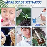 Molkor 20Pcs 1ml Syringes with Caps No Needle for Lab, Refilling, Plant Watering view 6