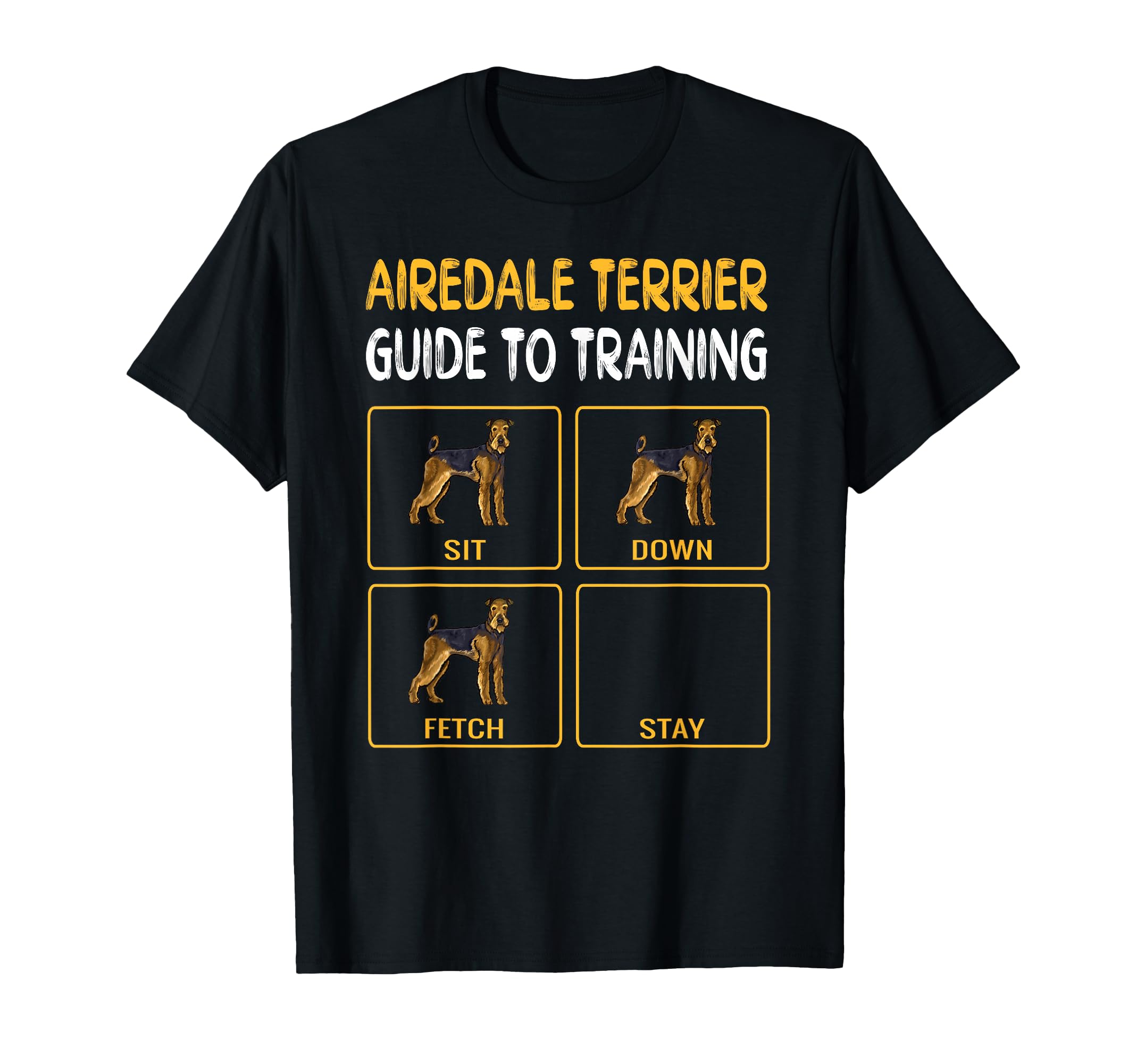 Airedale Terrier Guide To Training Dog Obedience T-Shirt