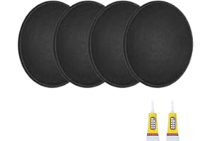 MECCANIXITY 4Pcs Speaker Dust Cap 110mm/4.33" Outer Diameter Dome Paper Cap Subwoofer Coil Cover Caps with Repair Glue for Sp