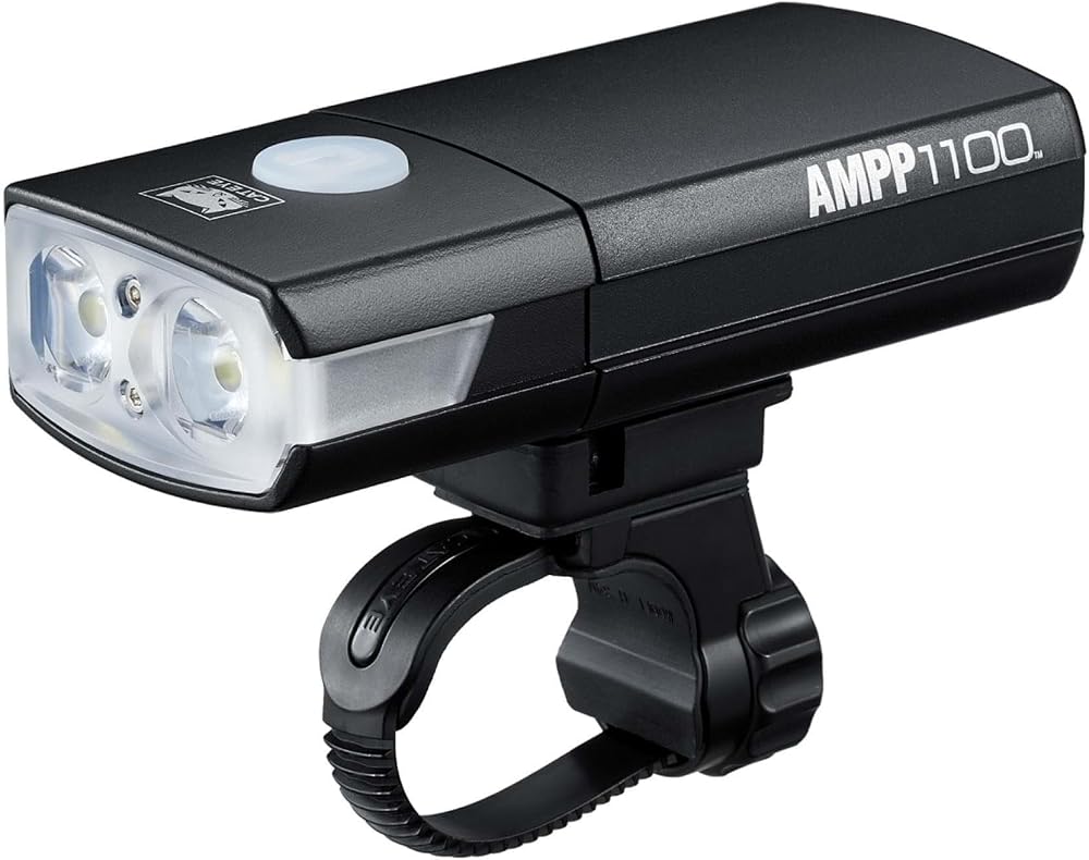 CatEye AMPP1100 Front Bike Light 1100 Lumens OptiCube USB Rechargeable