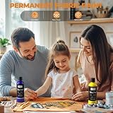 Nicpro 8 Colors Permanent Fabric Paint 4 oz 120 ml Non-Toxic Textile Paint view 4