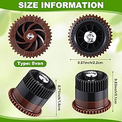 Honoson 16 Pcs Variable Arc Nozzle Radius High