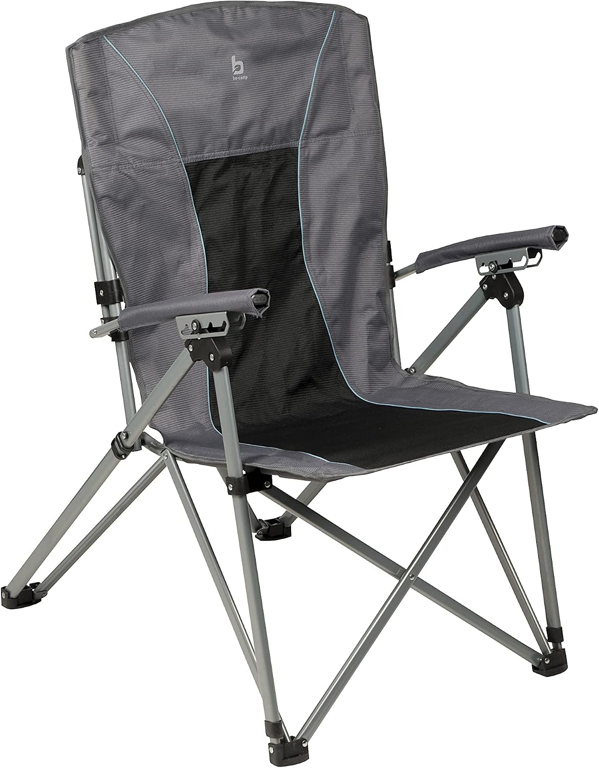 Bo-Camp - Folding chair - Deluxe King Plus - 4-positions - Anthracite, Lime