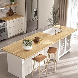 ARIEL 72 x 25 x 1.5 Hevea Unfinished Butcher Block