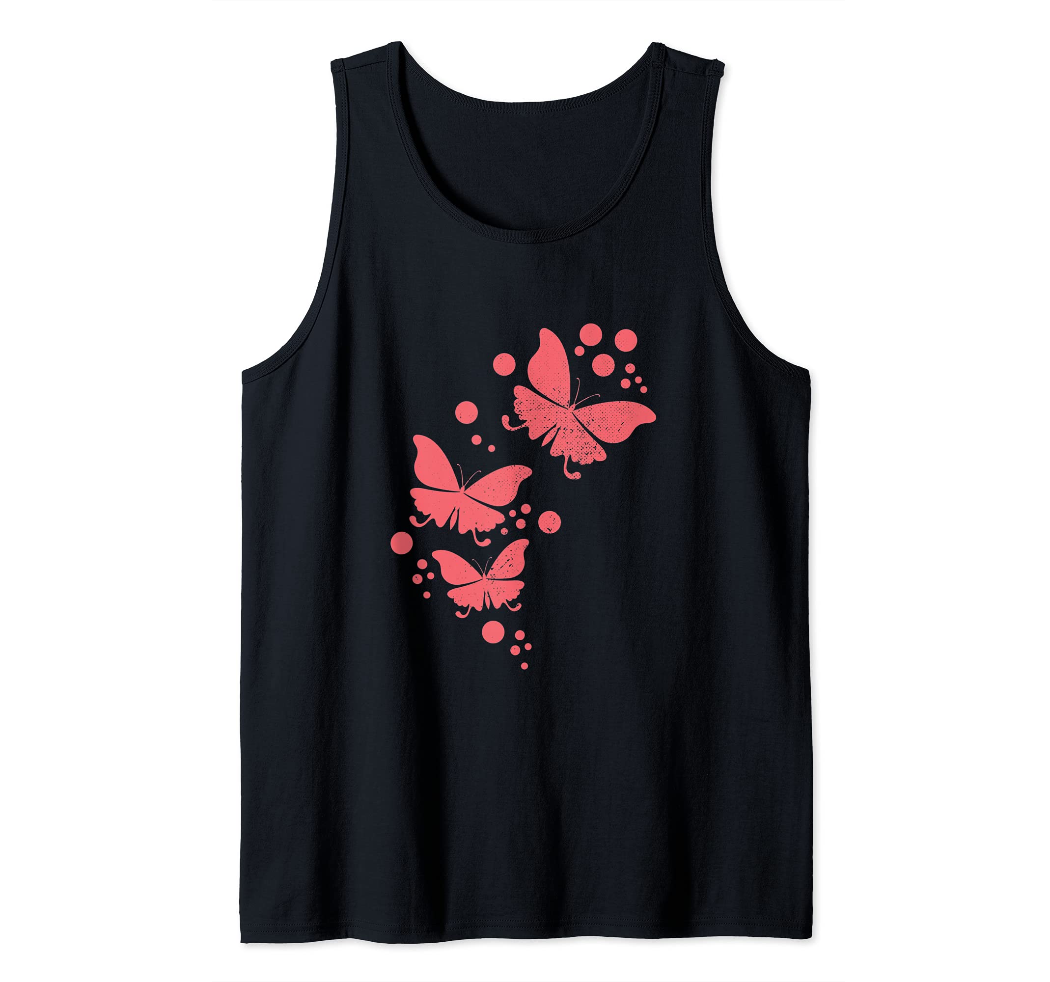 Cute Butterfly Nature Gifts Insect Lover Butterflies Print Tank Top