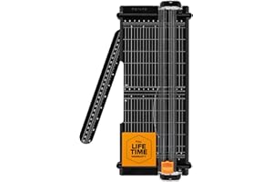 Fiskars Recycled SureCut™ Portable Paper Trimmer - 12” Cut Length - Craft and Office Paper Cutter with Grid Lines - Black