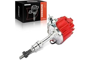 A-Premium Ignition Distributor with Cap and Rotor Compatible with Ford 351C 351M 400 429 460 HEI Distributor 7500 RPM 65K Coi