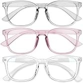 Gaoye Stylish Blue Light Glasses for Woman - Computer Glasses for Blue Light Blocking - Lightweight Frames - 3 pack