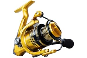 YONGZHI Fishing Reels,13+1BB Light Weight and Ultra Smooth Powerful Spinning Reels for Saltwater and Freshwater Fishing