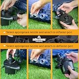 Milestone Camping Electric Air Pump 3 Nozzles High Power 130W AC view 7
