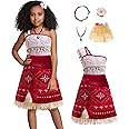 Mukola Kids Ocean Princess Costume Girls Adventure Theme Birthday Princess Dress up Outfit 3-10 Years