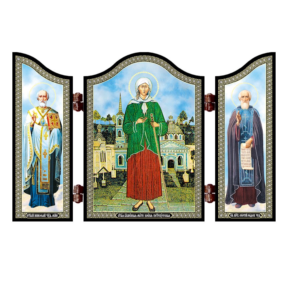 NKlaus 1421 Xenia of St. Petesburg Christian Icon Ksenija Peterburgskaja Altar
