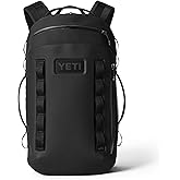 YETI Cayo Backpack 25L, Weather Resistant All-Day Utility Pack, Black
