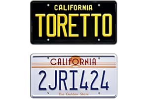 Fast and Furious | Toretto + 2JRI424 | Metal Stamped License Plates