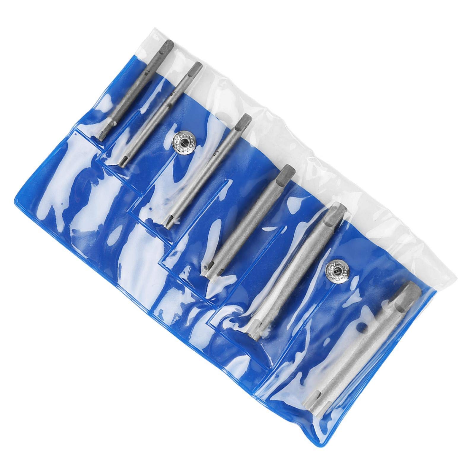 4 Flute Tap Extractor Set High Speed Steel Broken Head Taps Four Flutes Removers Stripped Screw Tap Extractors Anti Corrosion