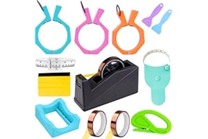 WAQONUY 3-Size Tumbler Clamp for Sublimation,Cup Cradle for Crafting Tumblers,Sublimation Cup Holder Clamp for 20oz 30oz Cups,Mug Clamps for Sublimation,Tumbler Wrapper