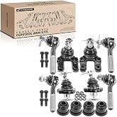 A-Premium 10Pcs Front Suepnsion Kit, Upper &amp; Lower Ball Joint | Inner &amp; Outer Tie Rod End, Compatible with Nissan D21 86-94, Pathfinder 87-92, Pickup 95-97, Fix Clunking Noise &amp; Vibration