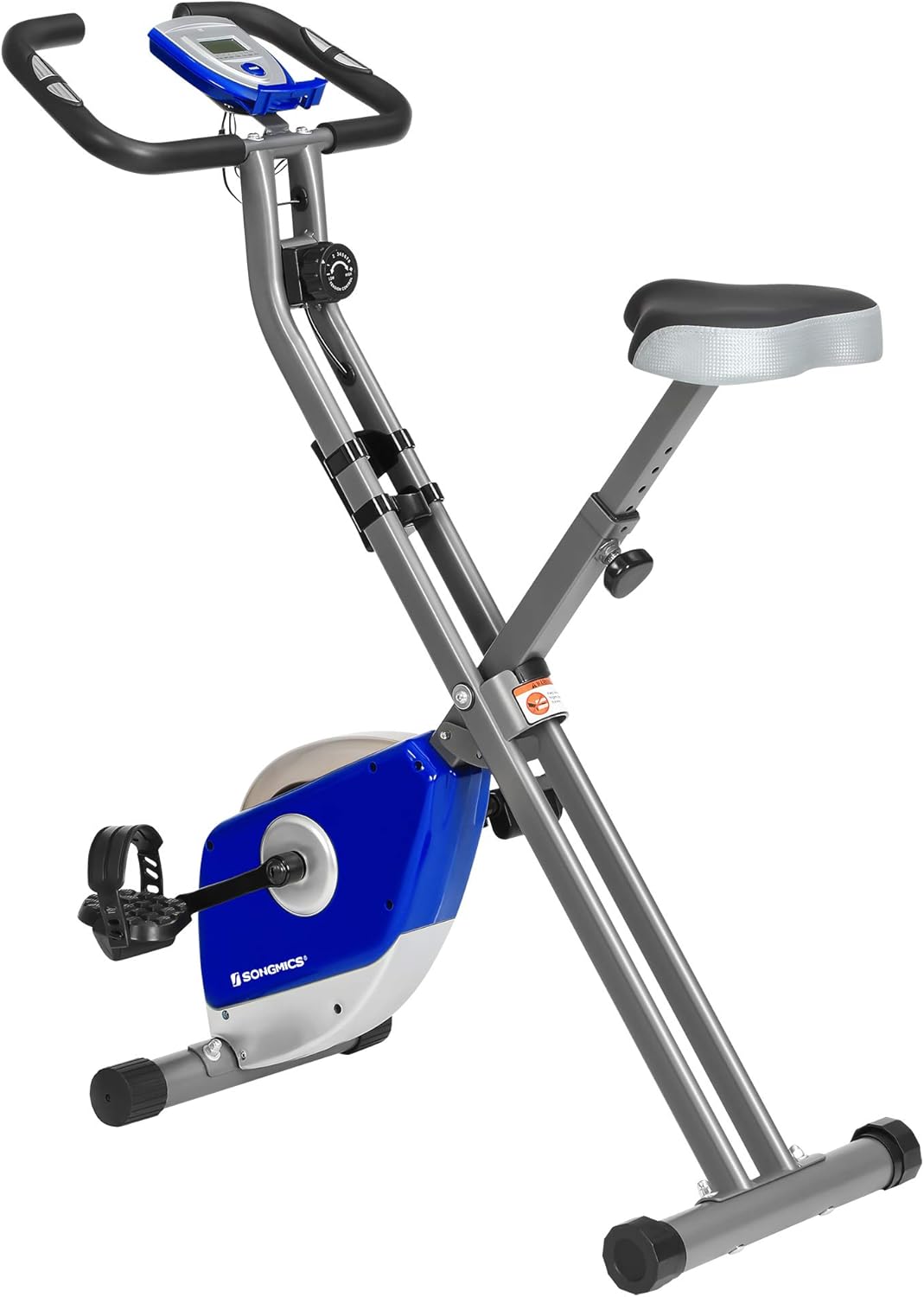 songmics folding exercise bike