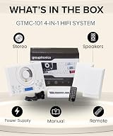 Grouptronics CD Player Stereo System Radio USB MP3 Clock Alarm Remote Wall view 8