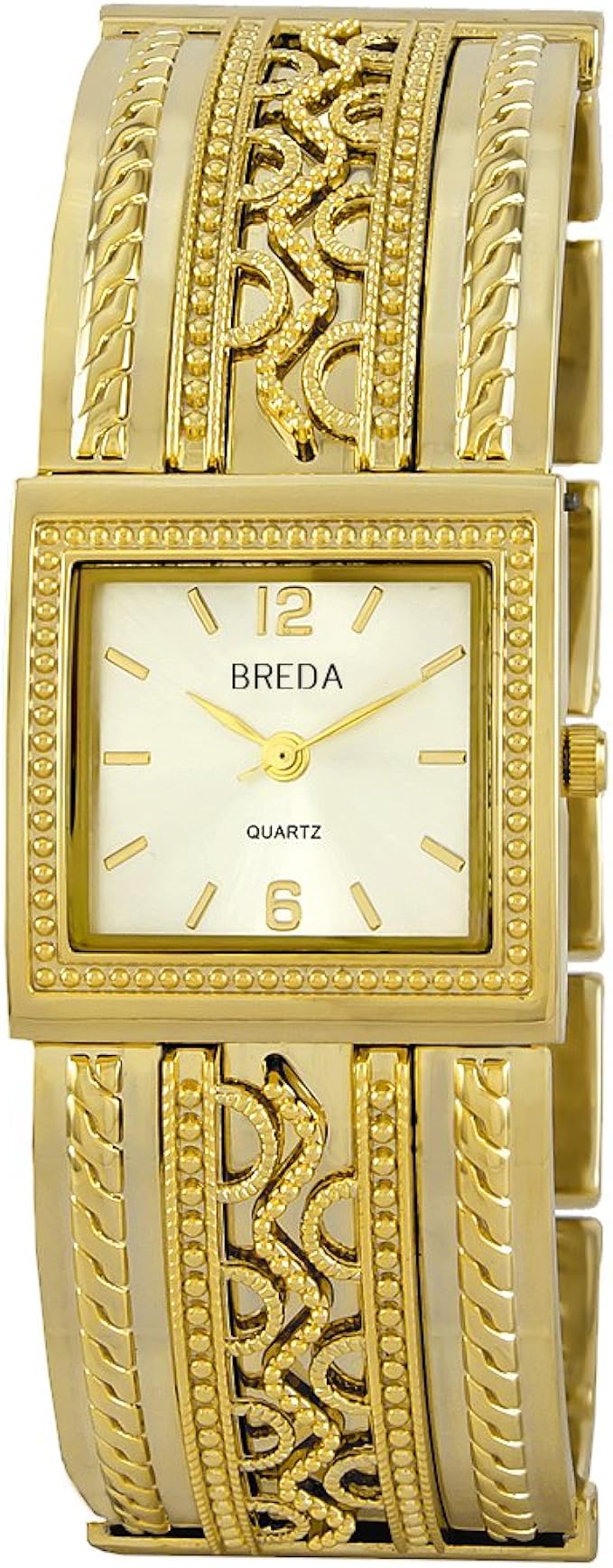 Breda Women's 2193_gold "Scarlett" Ornate Vintage Bangle