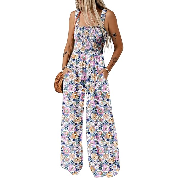 Amazon.com: Happy Sailed Overalls for Women Floral Print