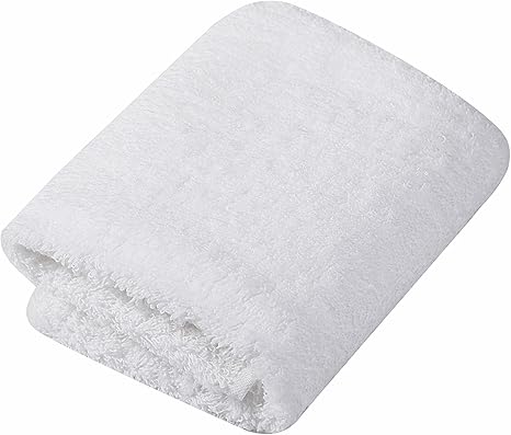 Amazon Monogoods モノグッズ フェイスタオル 新疆綿 厚手 ふんわり ふっくら 丈夫 柔らかい ホテル仕様 白 ホワイト フェイス タオル ホーム キッチン オンライン通販