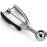Spring Chef - Small Cookie Scoop for Baking, Multifunctional #60 Melon Baller with Trigger Release, Stainless Steel Cookie Sc
