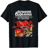Dungeons &amp; Dragons Vintage Basic Rules Cover T-Shirt Small