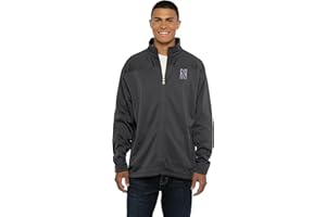 Vantage Apparel Men's Collegiate Full Zip Soft Shell Micro Fleece Jacket