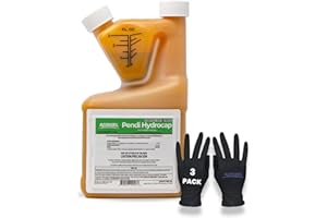 Agrisel Pendi Hydrocap Weed Killer, Pre-Emergent Formula, Effective on 40+ Broadleaf Weeds and Grasses, No-Stain, Mixes Easily, Pet Safe, Includes 3-Pack of Agrisel Protective Gloves, 16 Ounces