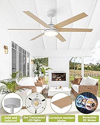 Vaczon 60 Inch Ceiling Fans with Lights and