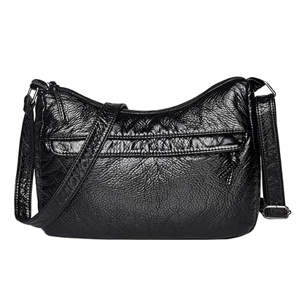 Childplaymate Vintage Women Small Messenger Bags Soft PU Leather Shoulder Hobos Handbags