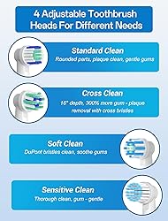 Umisr Replacement Toothbrush Heads Compatible with