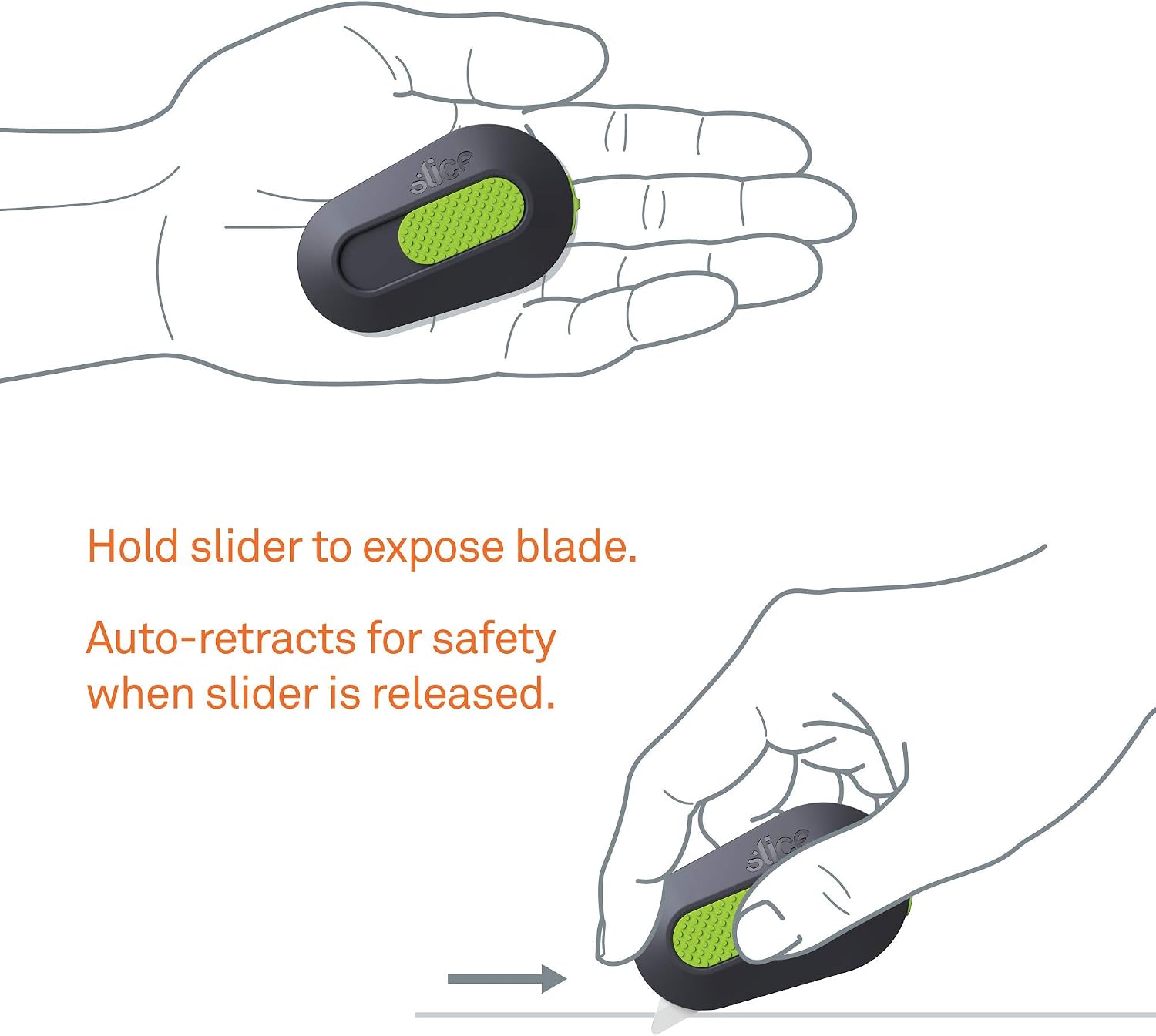 Slice 10514 Mini Cutter, Ceramic Safety Blade, Pocket Sized, Auto-Retractable, Stays Sharp Up to 11X Longer, Single - Image 5