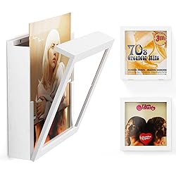 Emfogo 2 Pack Vinyl Record Frame, Album Frames for