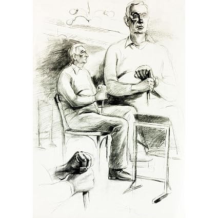 Amazoncom Pitaara Box Pb Man Sitting In A Chair Peel
