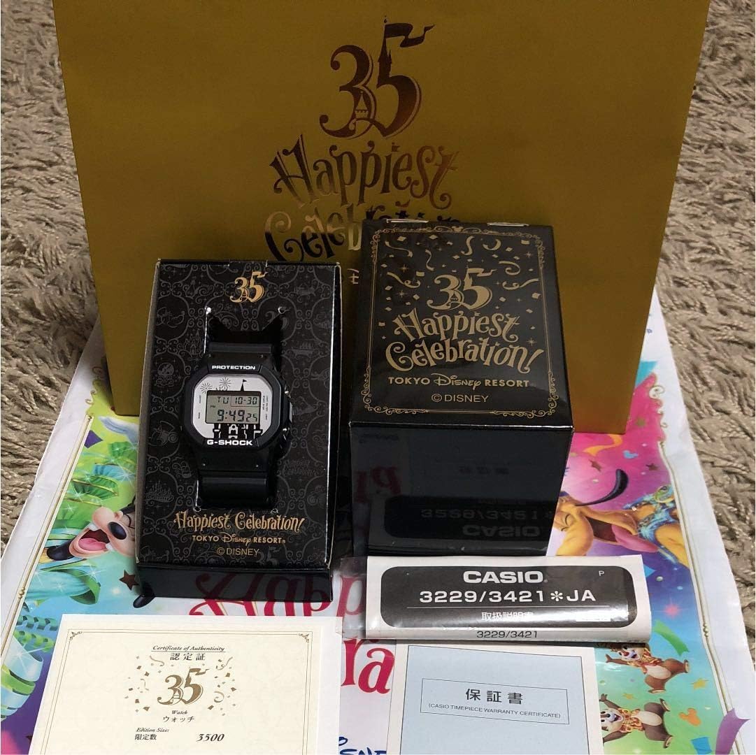 Amazon 東京ディズニーリゾート 35周年 アニバーサリー G Shock 限定3500 アニメ 萌えグッズ 通販